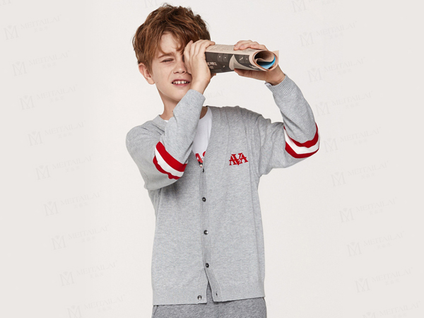 儿童春秋针织衫外套定制批发